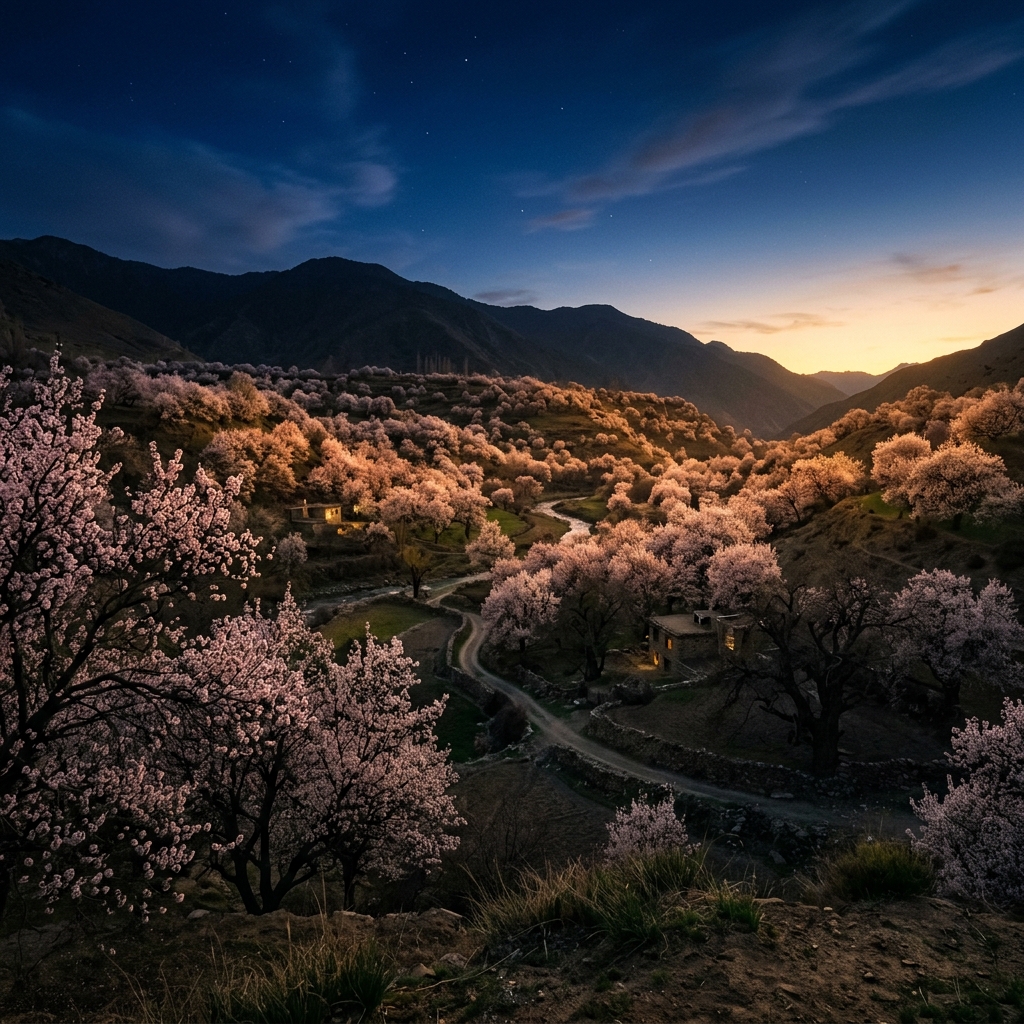 Apricot Cloud Dusk Valley